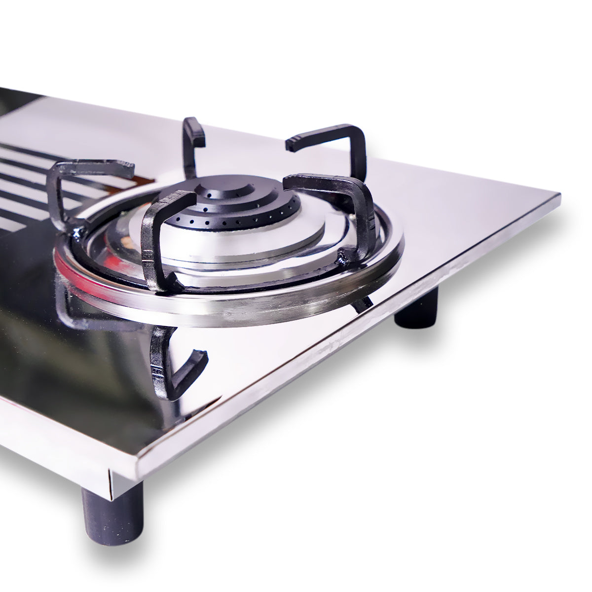APOLO Manual Stove / Hob - Model 150 - 2 Burner - 100% Pure Stainless Steel Top