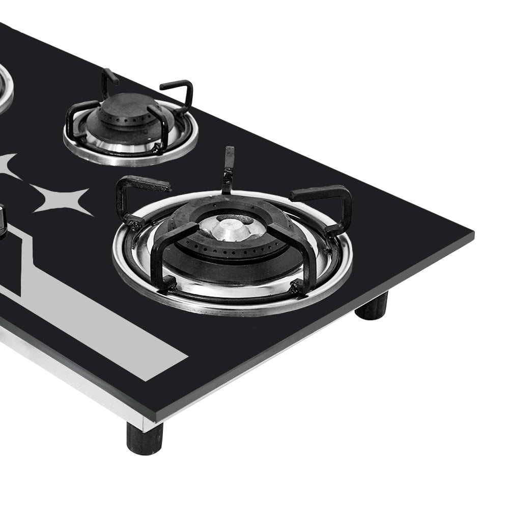 APOLO Manual Stove / Hob - Model 450 - 3 Burner - 100% Pure Stainless Steel Top