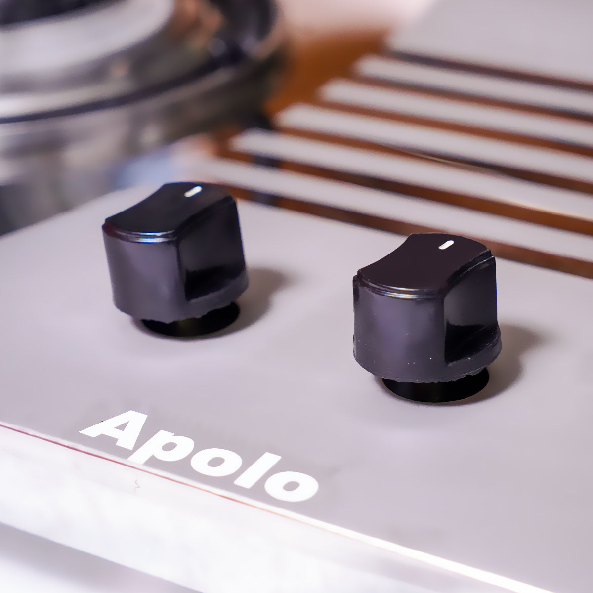 APOLO Manual Stove / Hob - Model 150 - 2 Burner - 100% Pure Stainless Steel Top