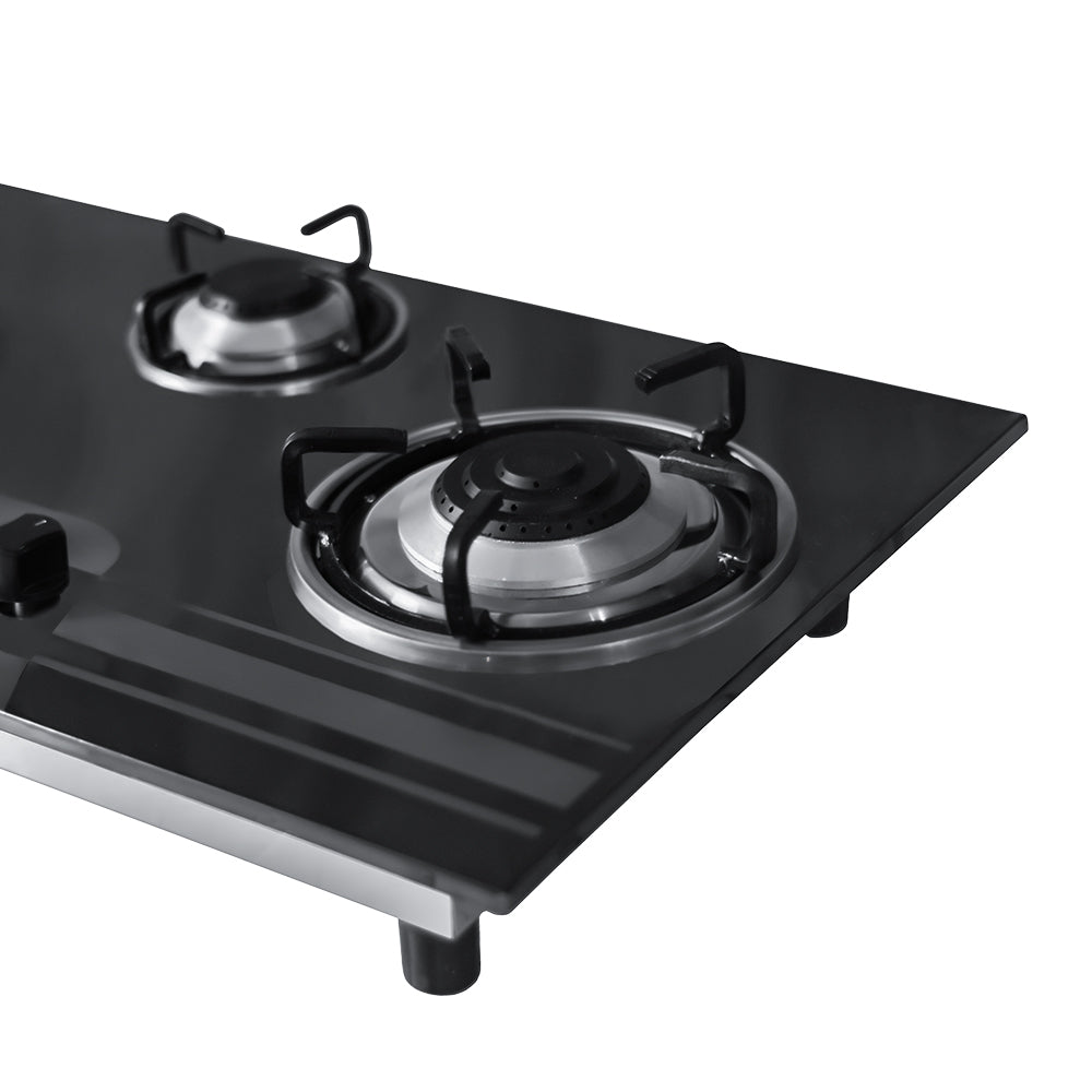 Model 212 - 3 Burner - Manual Hob / Stove - 100% Pure Stainless Steel Top