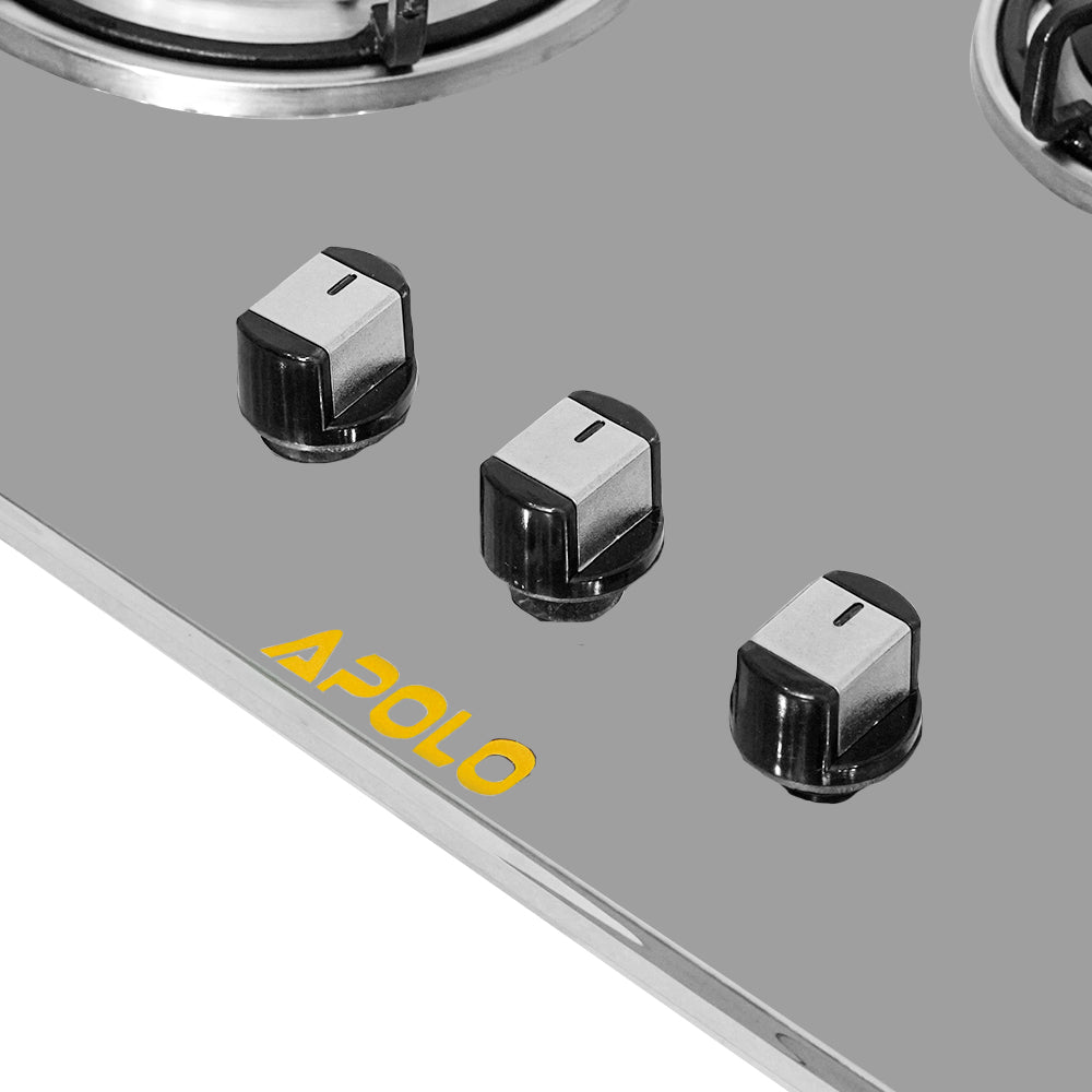 Model 510 - 3 Burner - Automatic Hob / Stove - 100% Pure Stainless Steel Top
