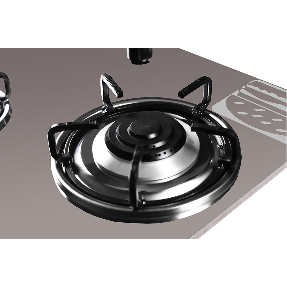 APOLO Manual Stove / Hob - Model 210 - 3 Burner - 100% Pure Stainless Steel Top